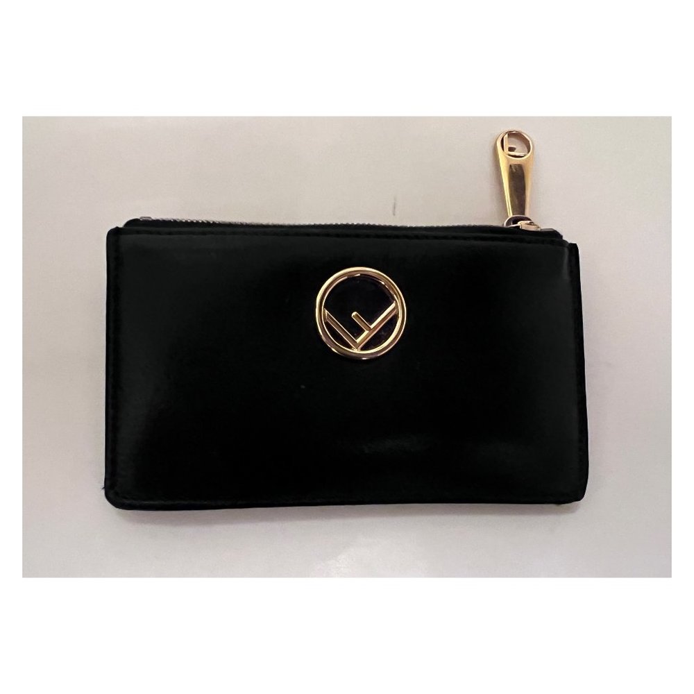 FENDI F Is Fendi Black Wallet